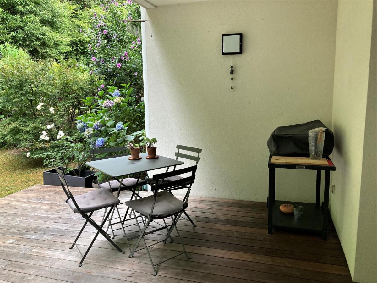 شقة T2 Entre Ocean Et Montagnes*Jardin*Wifi Gratuit* أوستاريتز المظهر الخارجي الصورة